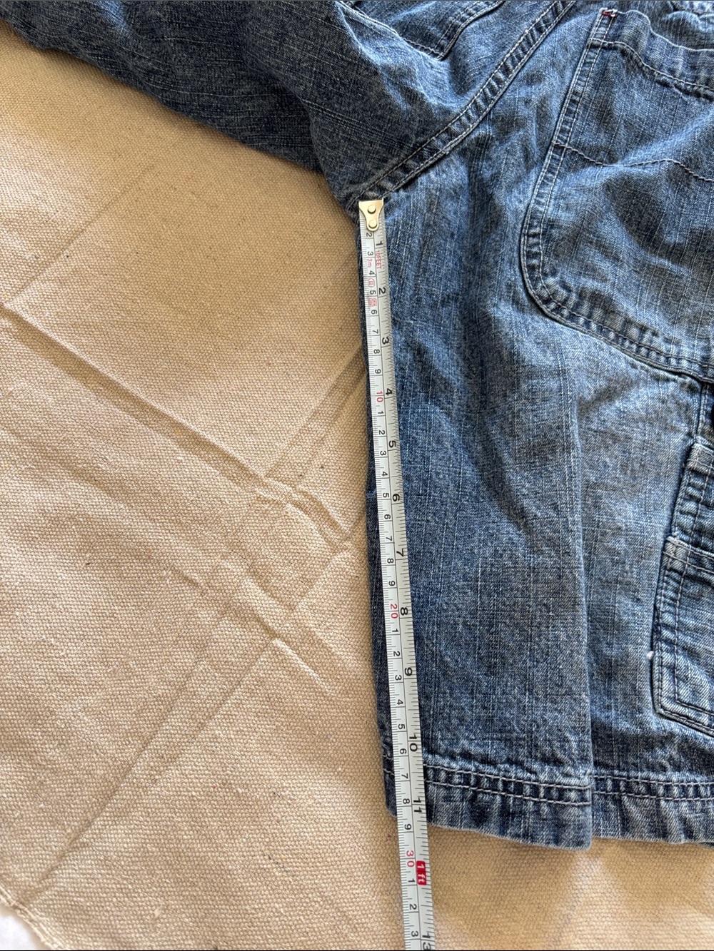 Pacific jeans Men's Denim Cargo Shorts - 29 - Picture 5 of 10